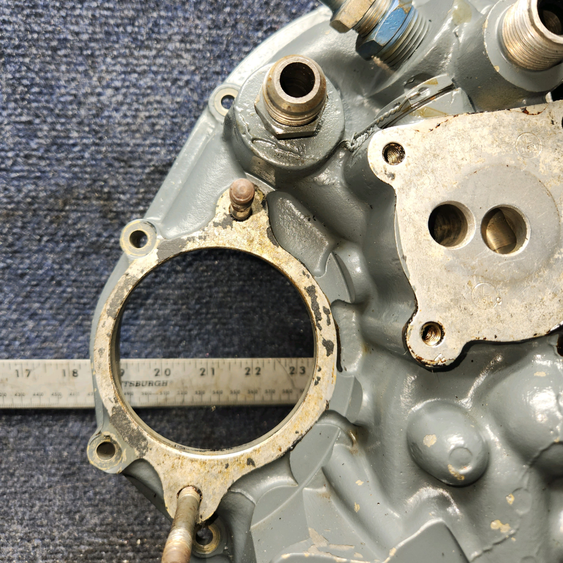 Used aircraft parts for sale, 21A21533-04 Lycoming 0-320-E2A American Gruman A1A Housing Assy Accessory