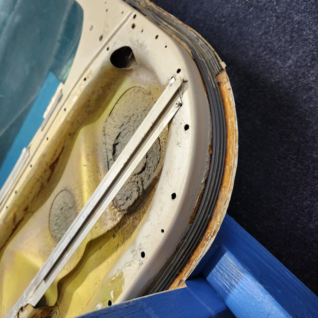 Used aircraft parts for sale, 35-400010 BEECHCRAFT F35 CABIN DOOR STRUCTURE (MINUS INTERNALS)