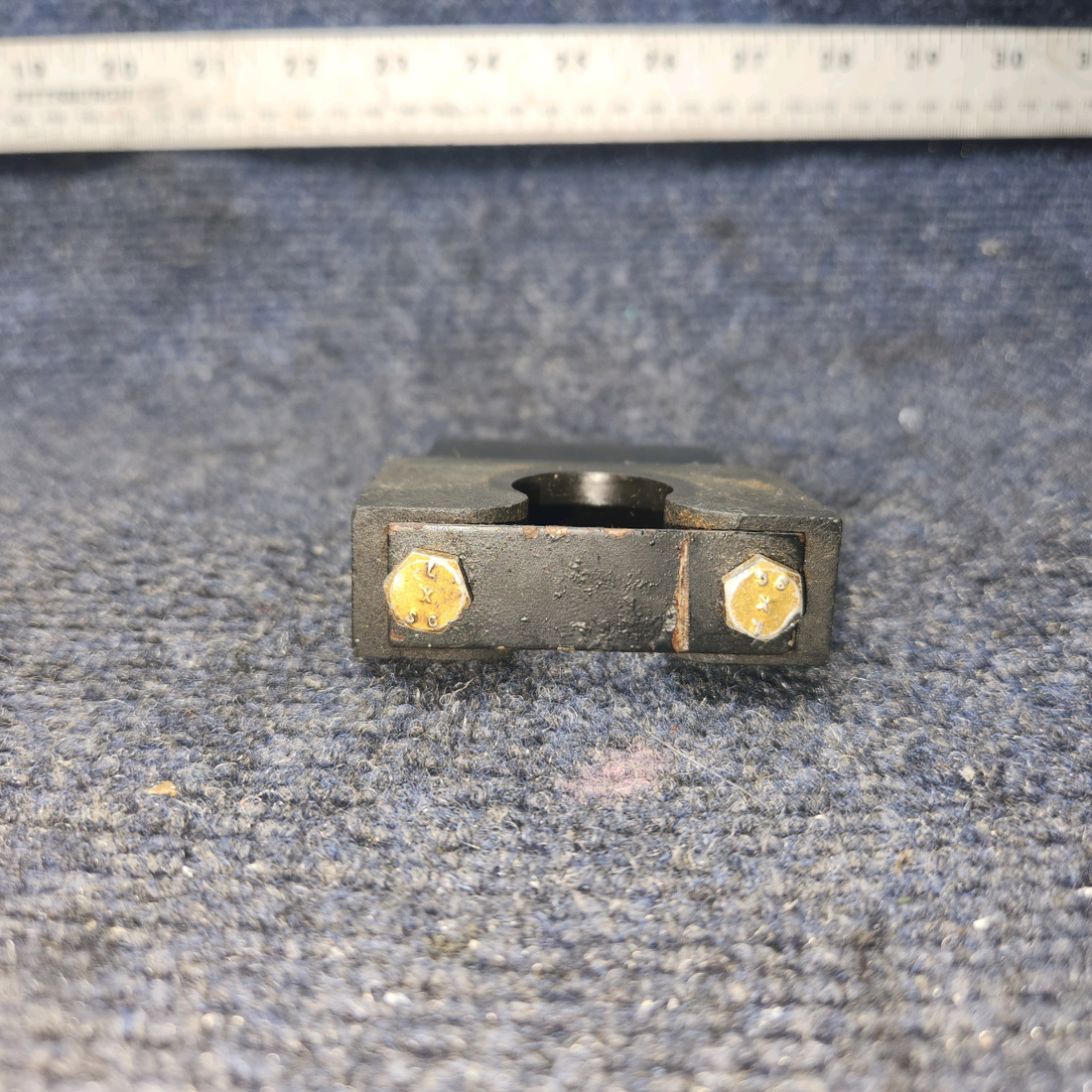 Used aircraft parts for sale, 63456-000, 65050-000, 63455-000 Piper PA28-140 Rudder Bar Support Block