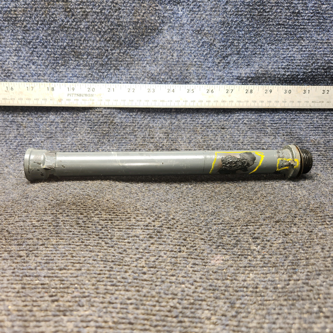 Used aircraft parts for sale, 75736 Lycoming O-320-E2A PIPER PA28-140 Tube Oil Level 11 9/16"