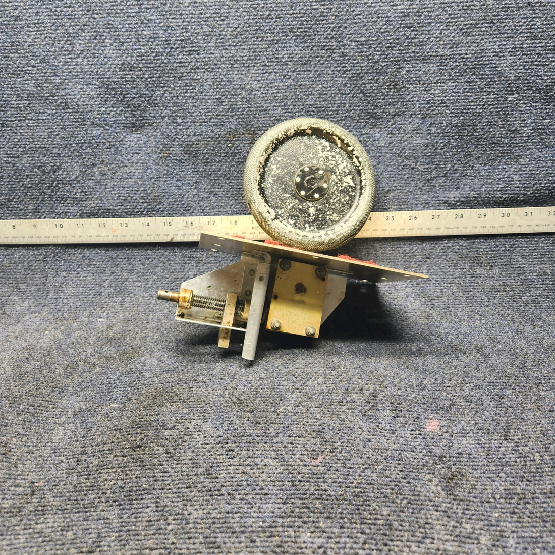 Used aircraft parts for sale, 740085-503 MOONEY M20J TRIM WHEEL ACTUATOR ASSEMBLY
