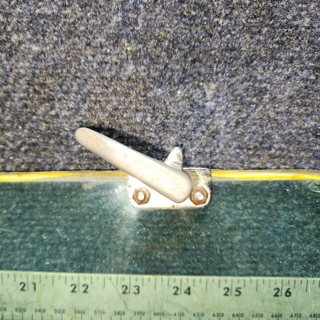 Used aircraft parts for sale, 96-420011-7 BEECHCRAFT F35 Storm Window Assembly w/Metal Leg