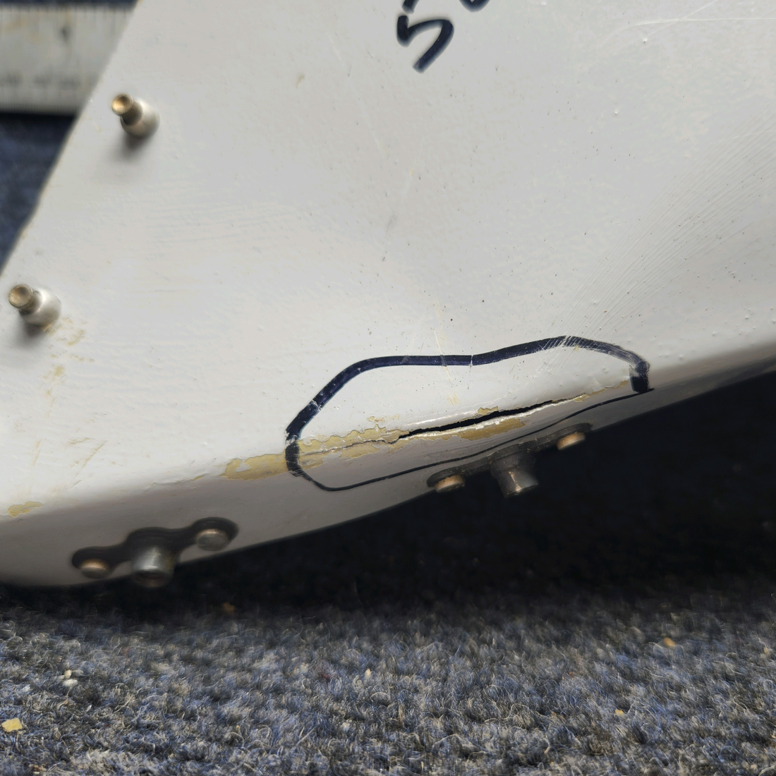 Used aircraft parts for sale, 502019-1 Grumman Side Baffle - LH