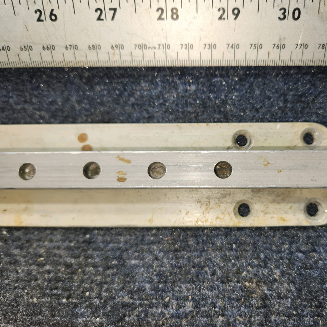 Used aircraft parts for sale, 002-430021-39 BEECHCRAFT 95-55B Aft Seat Track Assembly – LH or RH - Price per Each