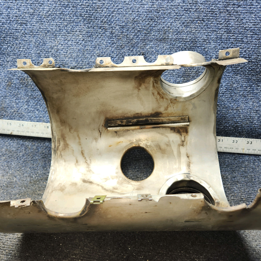 Used aircraft parts for sale, 0550176-38 Continental O-300, GO-300 Cessna C175 Shroud Assy Exhaust - RH