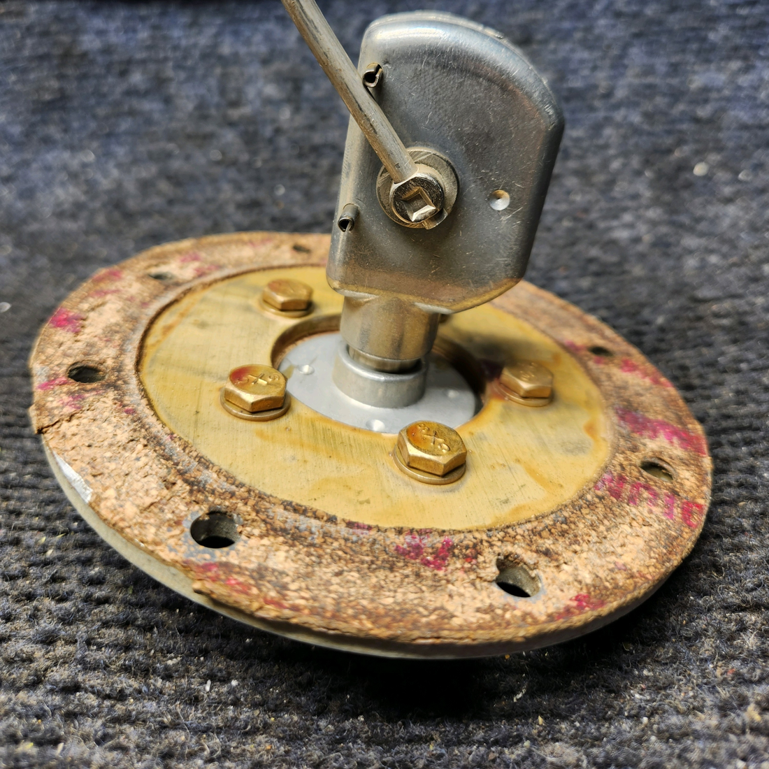 Used aircraft parts for sale, 169-380066-4 Beechcraft C23 SUNDOWNER Fuel Level Transmitter with Adapter