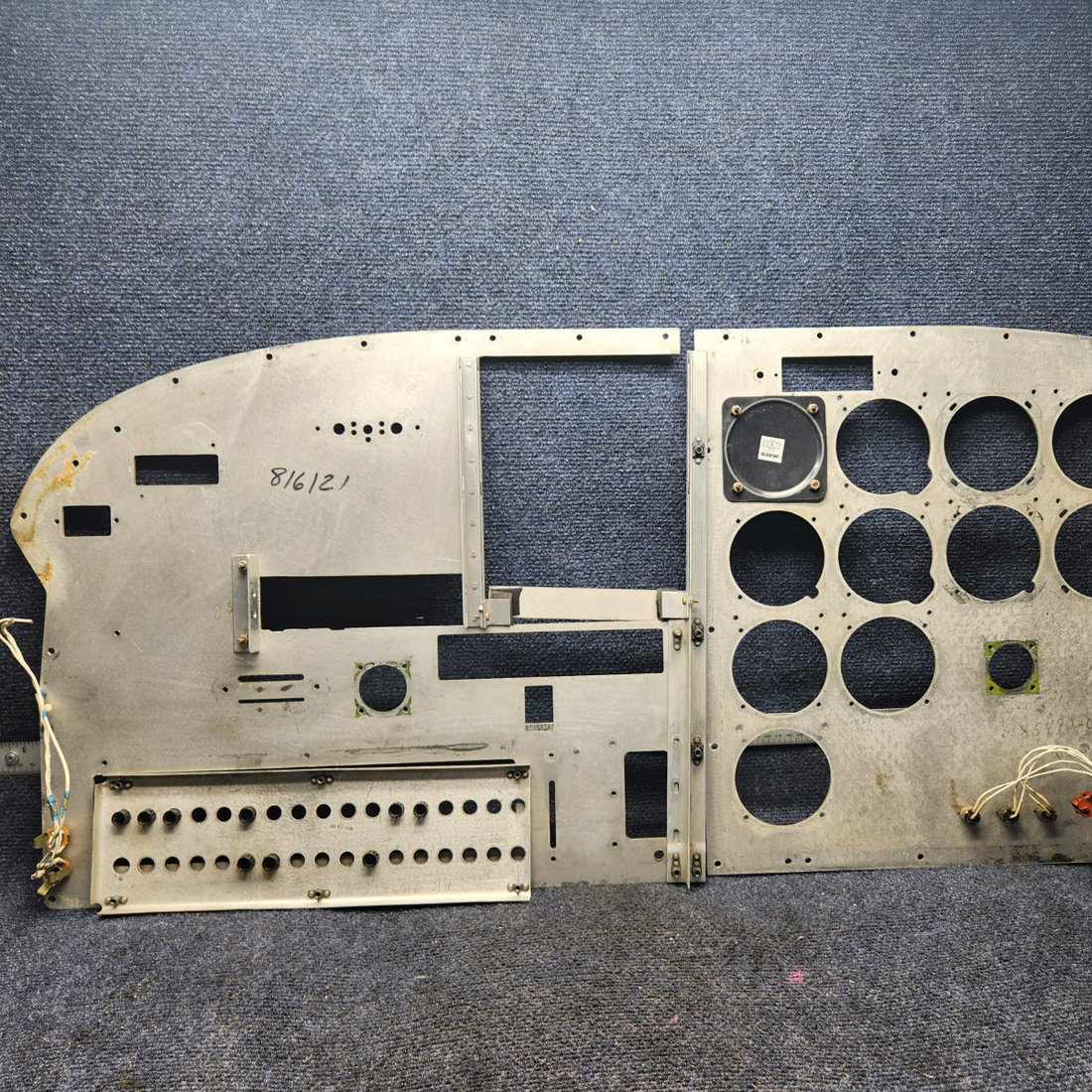Used aircraft parts for sale, Instrument-panel PIPER PA28-161 Warrior III 1995 ALUMINUM INSTRUMENT  PANEL LH & RH