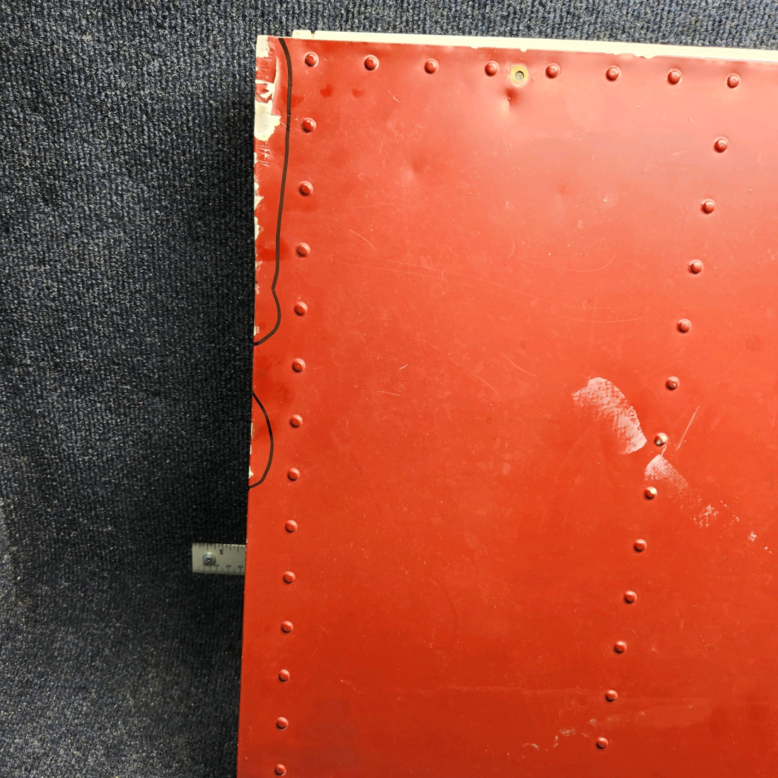 Used aircraft parts for sale, 69853-006 & 69853-806 Piper PA32RT-300 FORWARD BAGGAGE DOOR STRUCTURE ASSY PLEASE SEE PICS.