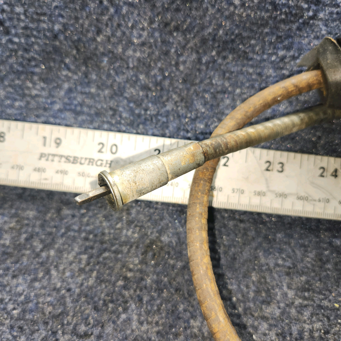 Used aircraft parts for sale, 486-570 Piper PA28-140 Tachometer Shaft Assy -  32 1/2”