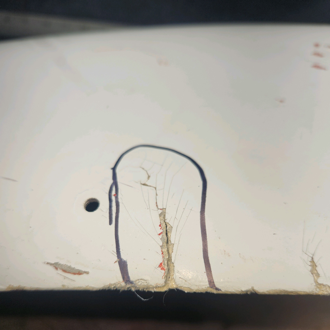 Used aircraft parts for sale, 0541185-5 Cessna 172F Wheel Pant Fairing (Pant) LH