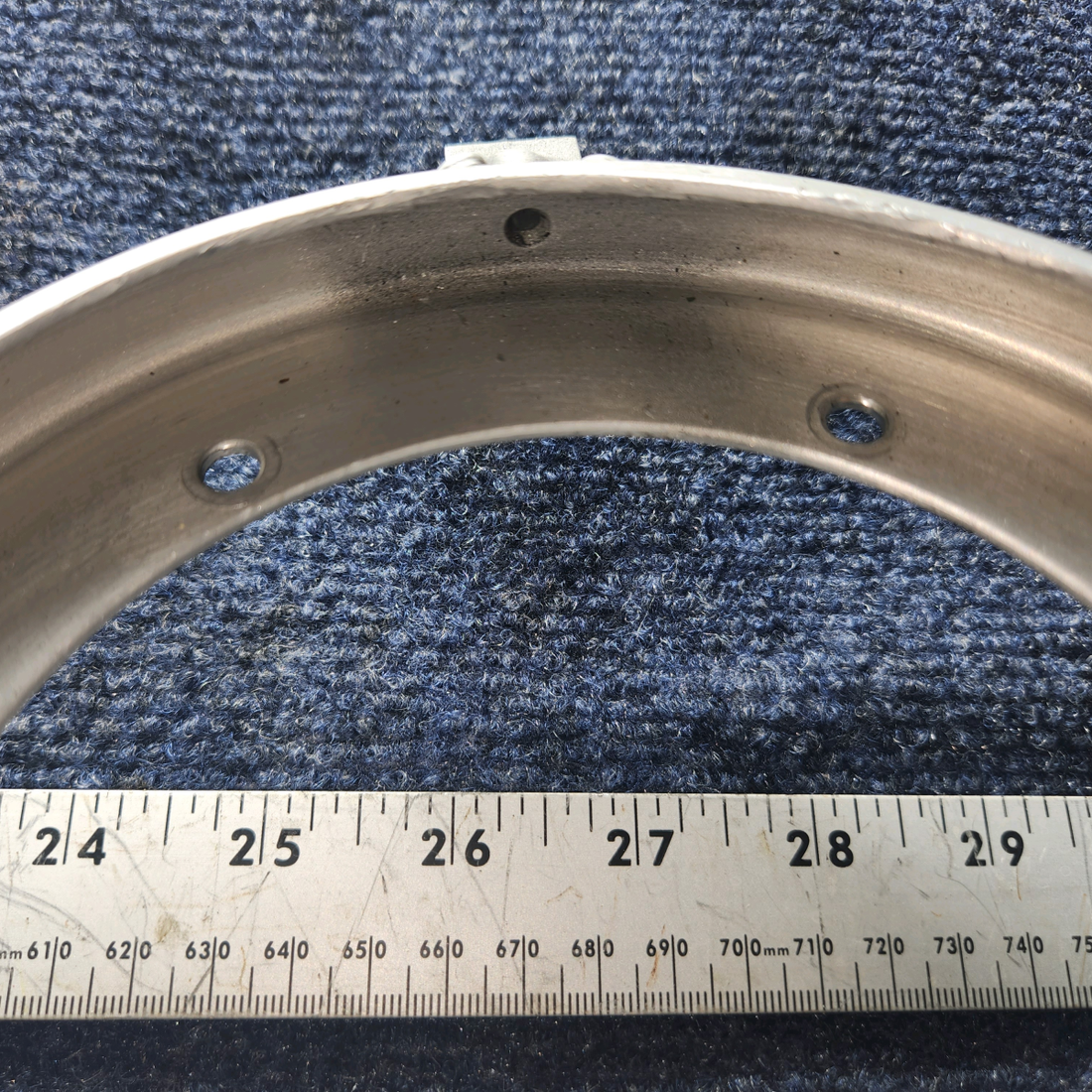 Used aircraft parts for sale, D3608 BEECHCRAFT 95-55B Bulkhead Slinger Ring – Prop De-Ice, 3-Blade