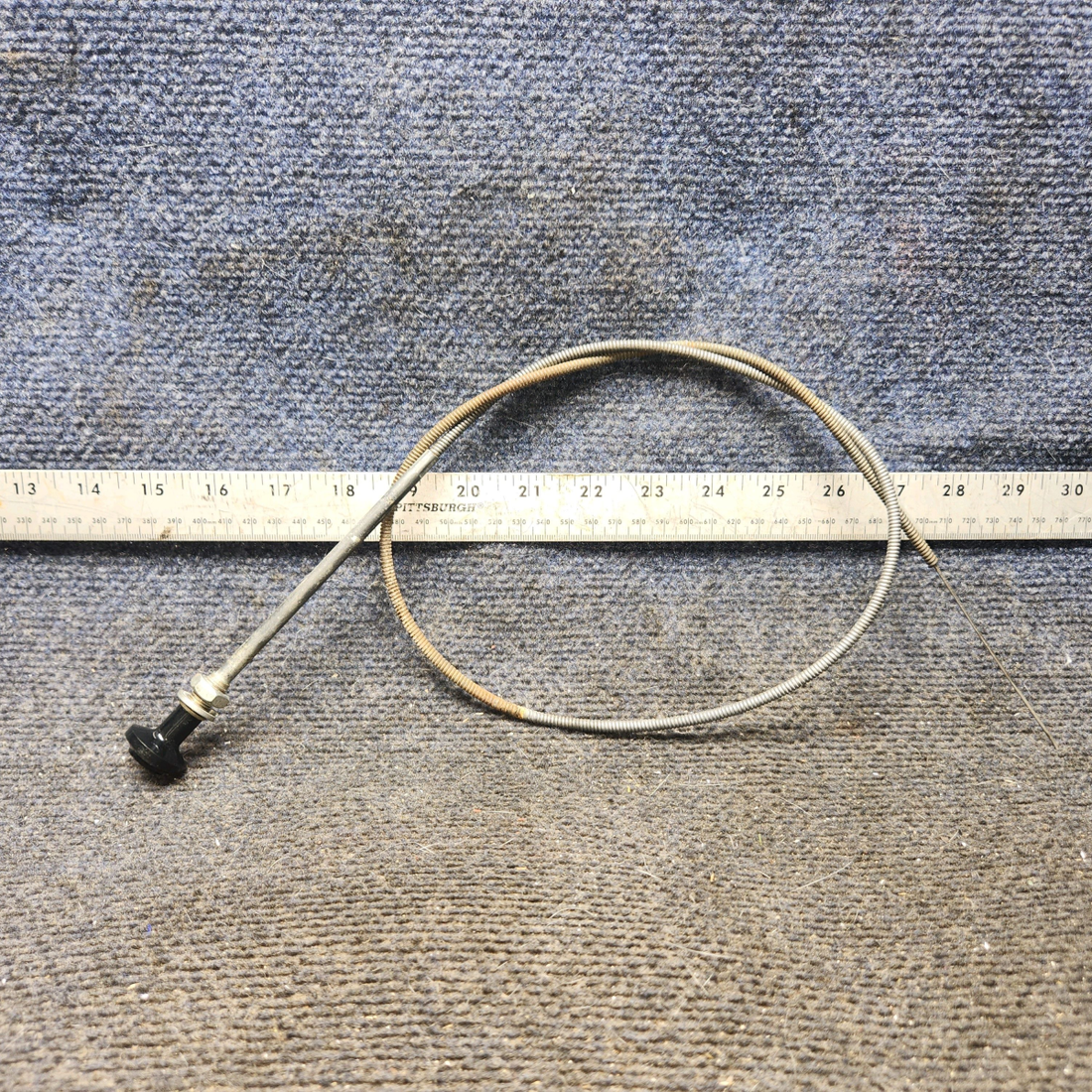 Used aircraft parts for sale, S1239-47 cessna 172N Cabin Heat Control Cable – 40 in