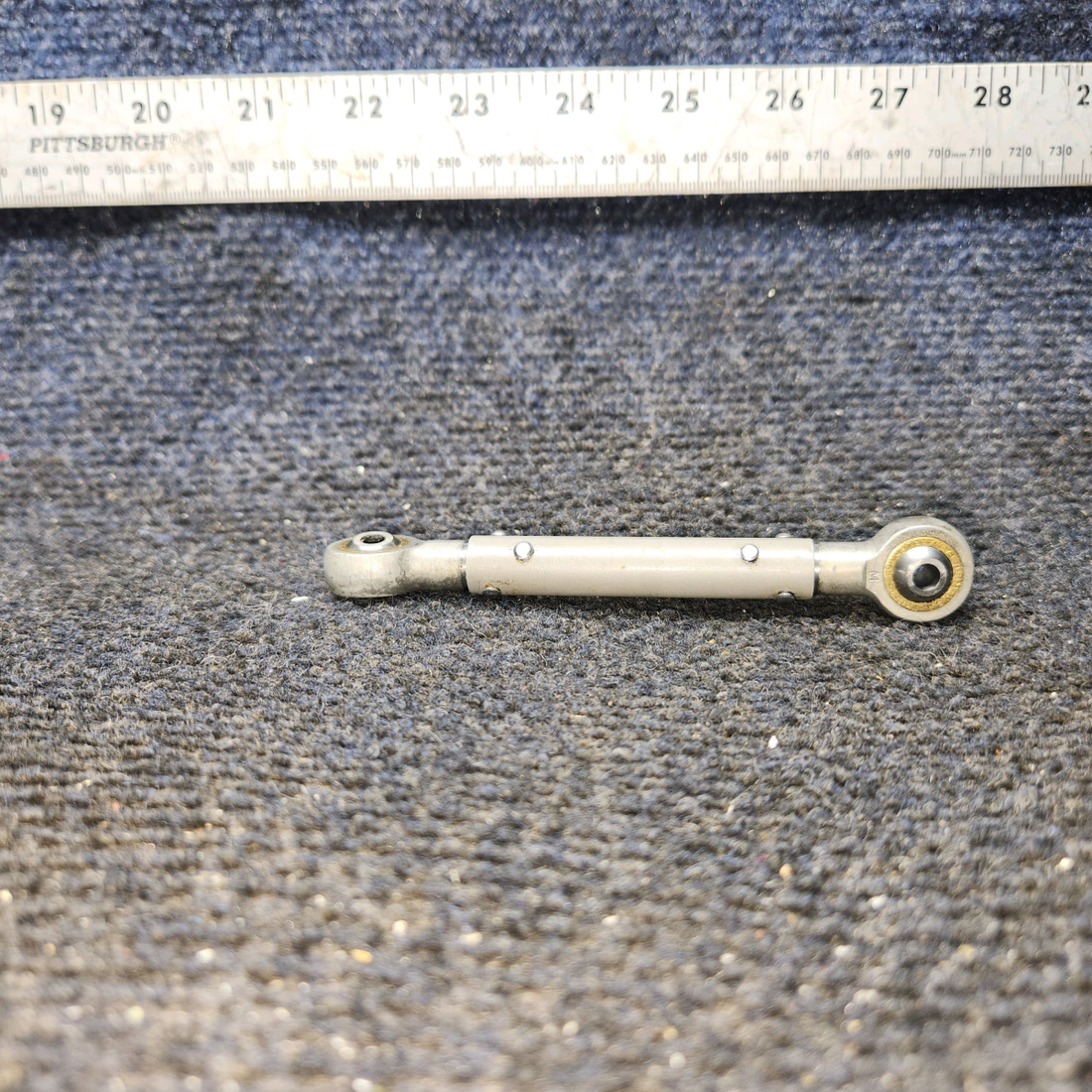 Used aircraft parts for sale, 35-524066-2 BEECHCRAFT F35 Rudder Pedal Push Rod Tube Assembly