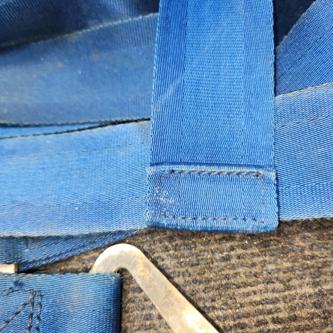 Used aircraft parts for sale, 2-846-745 American Safety cessna 172N Seat Belt Assembly Set with Anchors – Blue