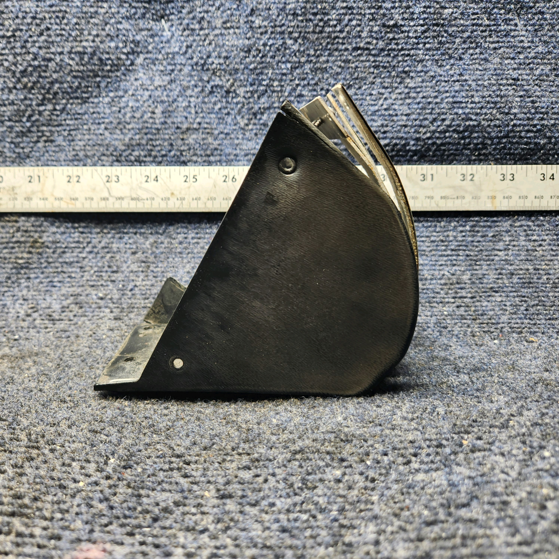 Used aircraft parts for sale, 67232-047 Piper PA28-140 Engine Controls Cover w/ Placard