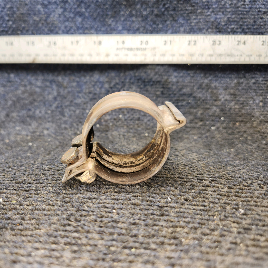 Used aircraft parts for sale, 0550176-50 Cessna 172E Exhaust Clamp Assy