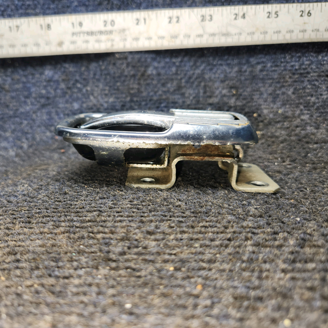 Used aircraft parts for sale, 459-441 Piper Pa-28 Cabin Door Handle Escutheon Assembly
