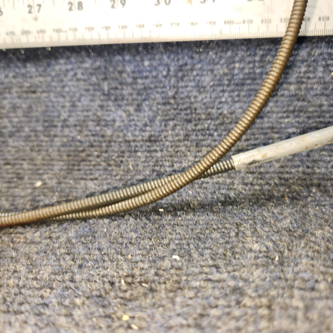 Used aircraft parts for sale, S1239-15 Cessna 172F Cabin Heat Control Cable (Length: 58”)
