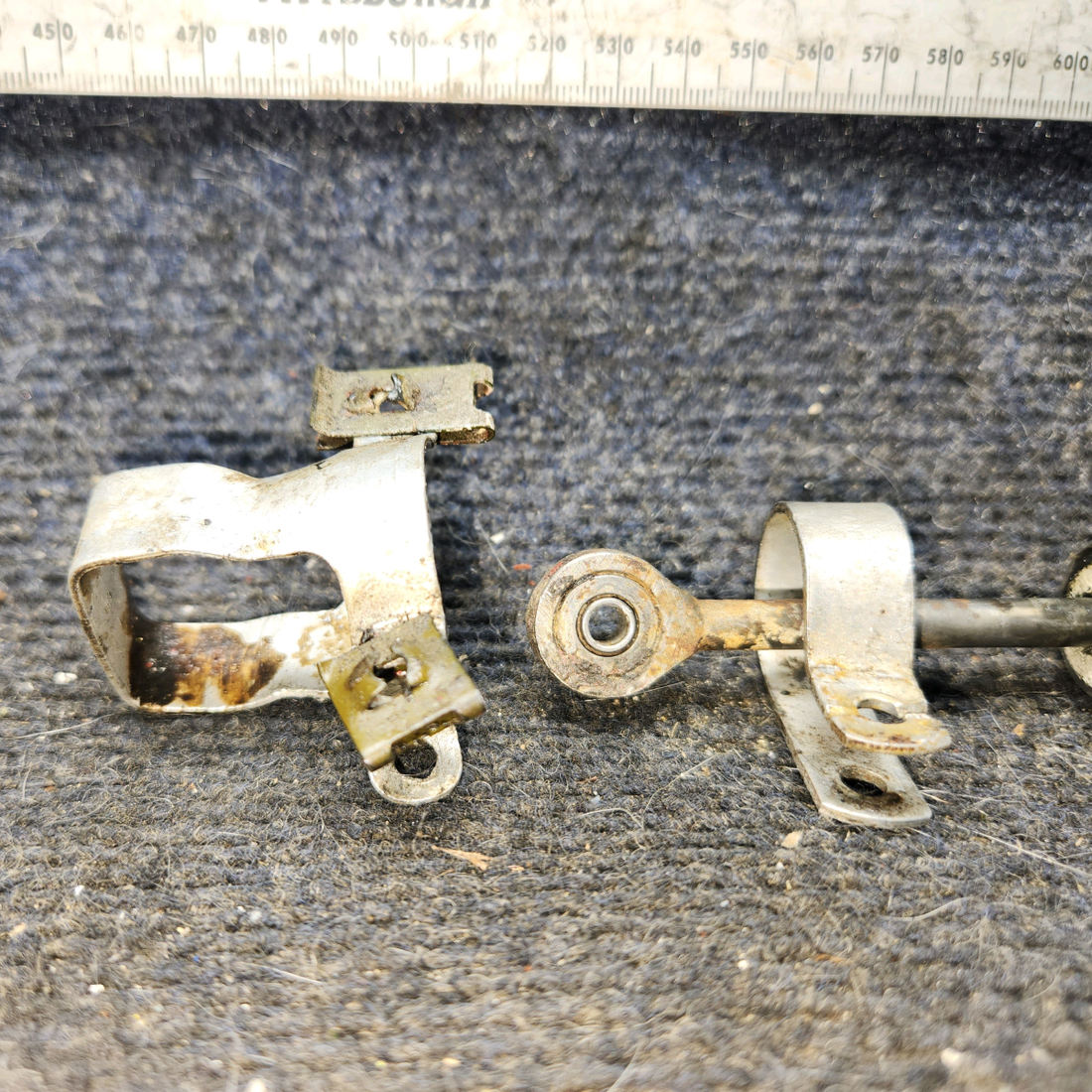 Used aircraft parts for sale, 0310293-2 cessna 150G Elevator Trim Tab Actuator with Guard and Clamps