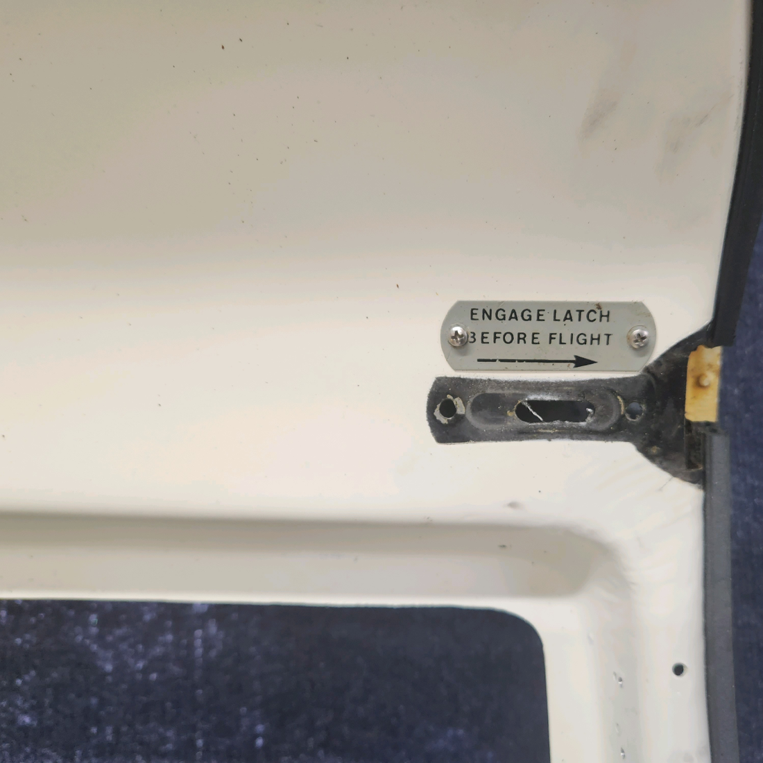 Used aircraft parts for sale, 22399-02 PIPER PA-24-250 Cabin Door Assembly - NO PLEXIGLASS.