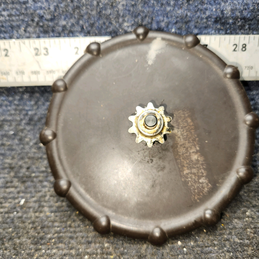 Used aircraft parts for sale, 0510127-1 Cessna 172E Elevator Tab Control Wheel Assy