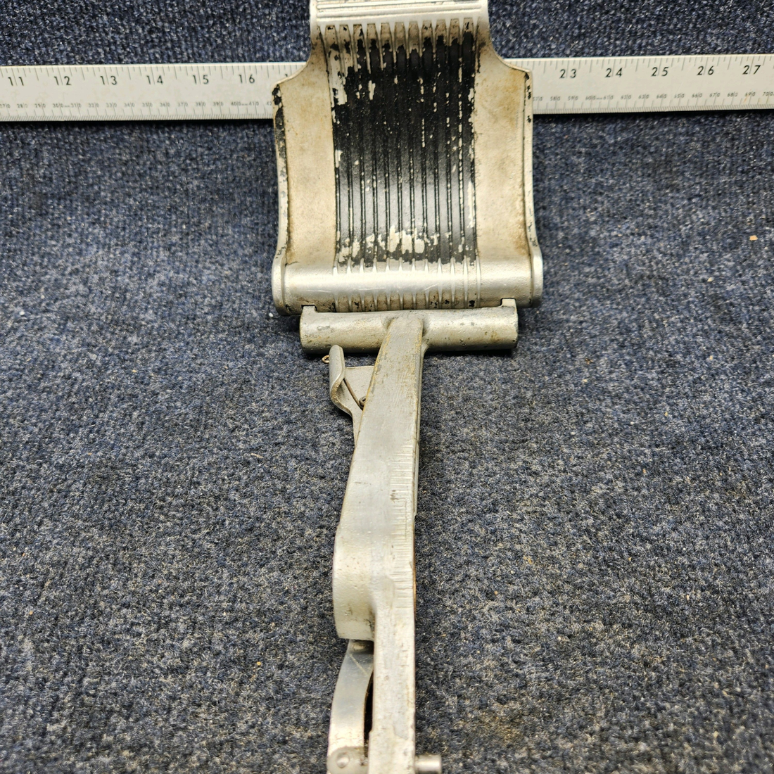 Used aircraft parts for sale, 35-524011 AND 35-524060-2 BEECHCRAFT F35 RUDDER PEDAL AND PEDAL ARM