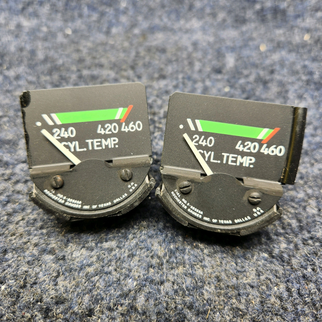 Used aircraft parts for sale, 5-90555A PIPER PA28RT-201 ROCHESTER CYLINDER TEMP GAUGE , ROCHESTER 12 VOLTS PRICE PER EACH