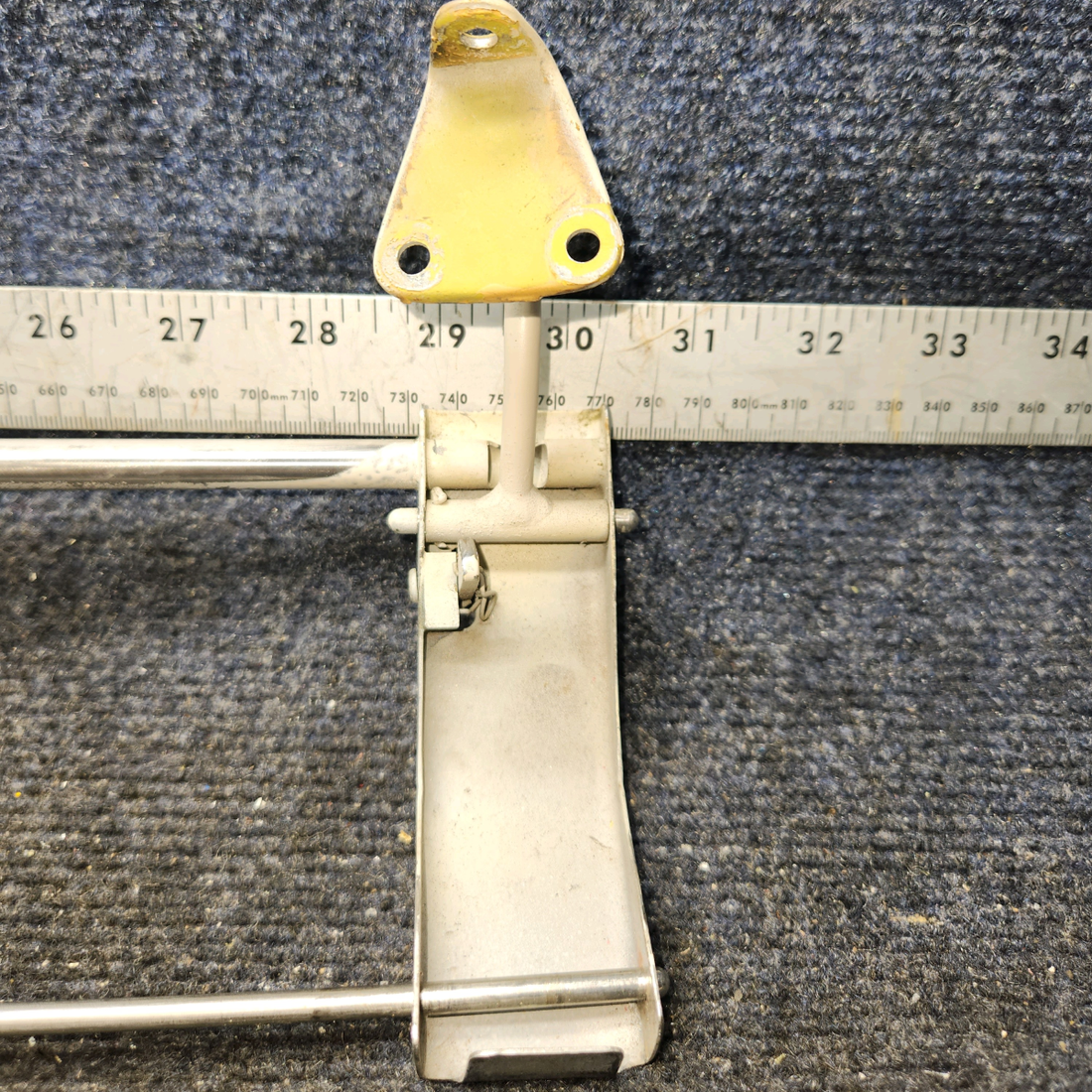 Used aircraft parts for sale, 35-415312-1 BEECHCRAFT F35 Cabin Window Handle Assembly with Pin, Support, and Linkages - LH