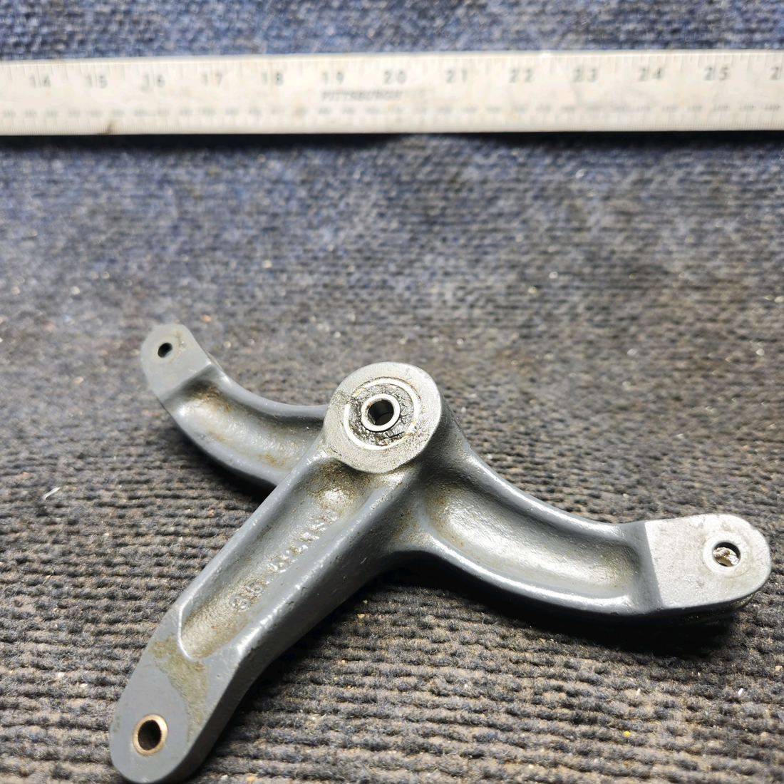 Used aircraft parts for sale, 35-524138-2 Beechcraft 35-33 Rudder Control Bellcrank - RH