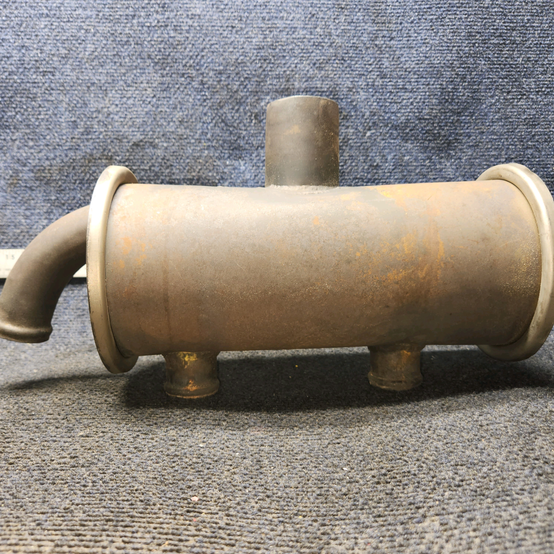 Used aircraft parts for sale, 0550176-43 Continental O-300 Cessna C175 Muffler Weld Assy - LH