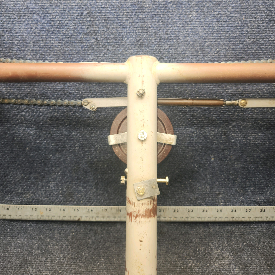 Used aircraft parts for sale, 169-524060-3 Beechcraft A24R Control Column Assembly