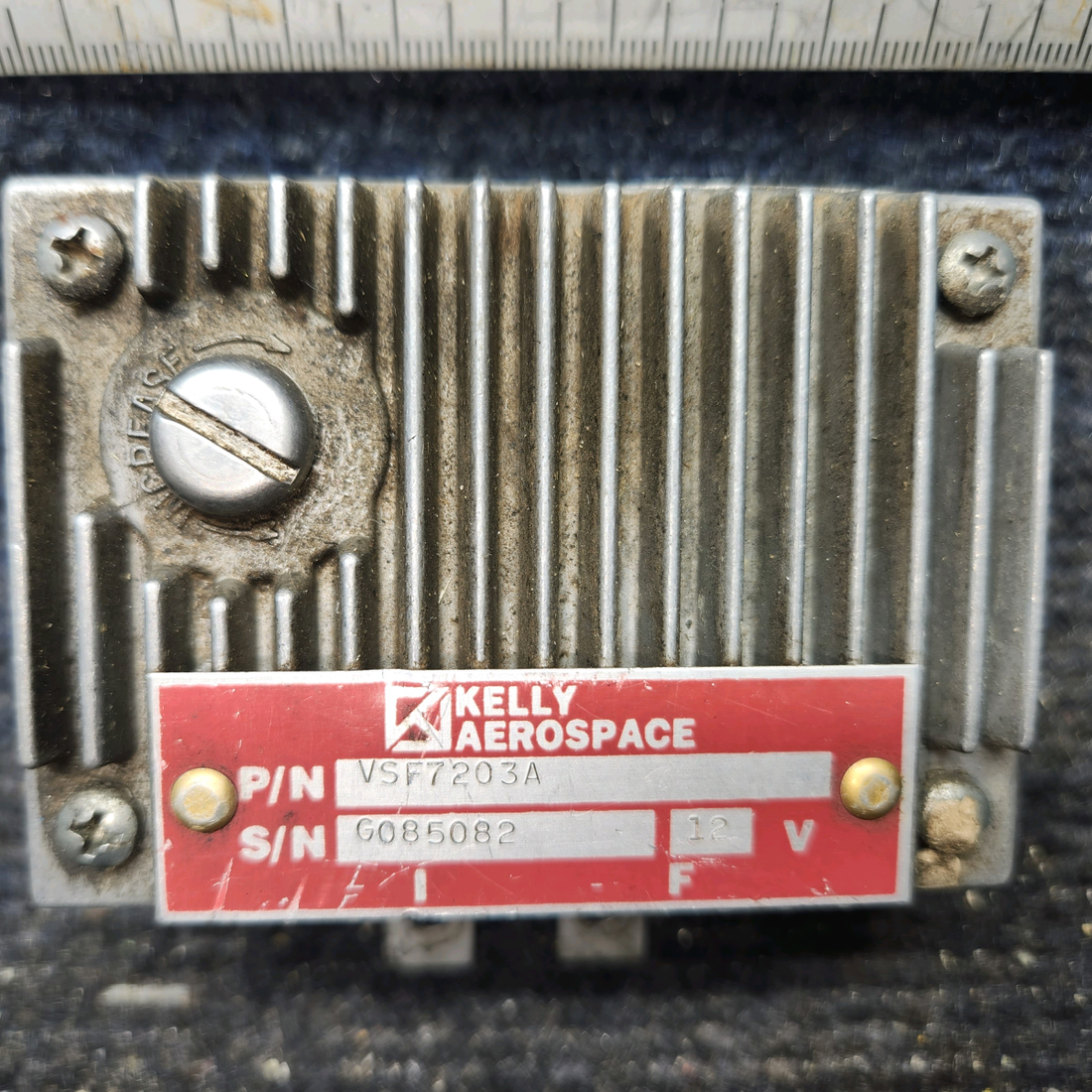 Used aircraft parts for sale, VSF7403A Kelly Aerospace Voltage Regulator (12V)