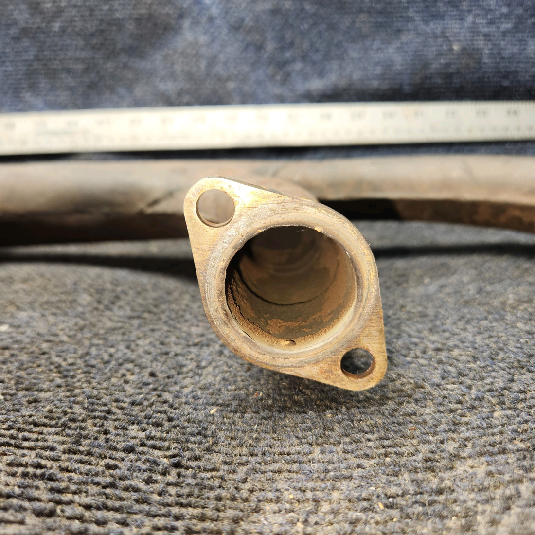 Used aircraft parts for sale, 35-950118 Beechcraft 35-33 Exhaust Stack with EGT Boss – LH