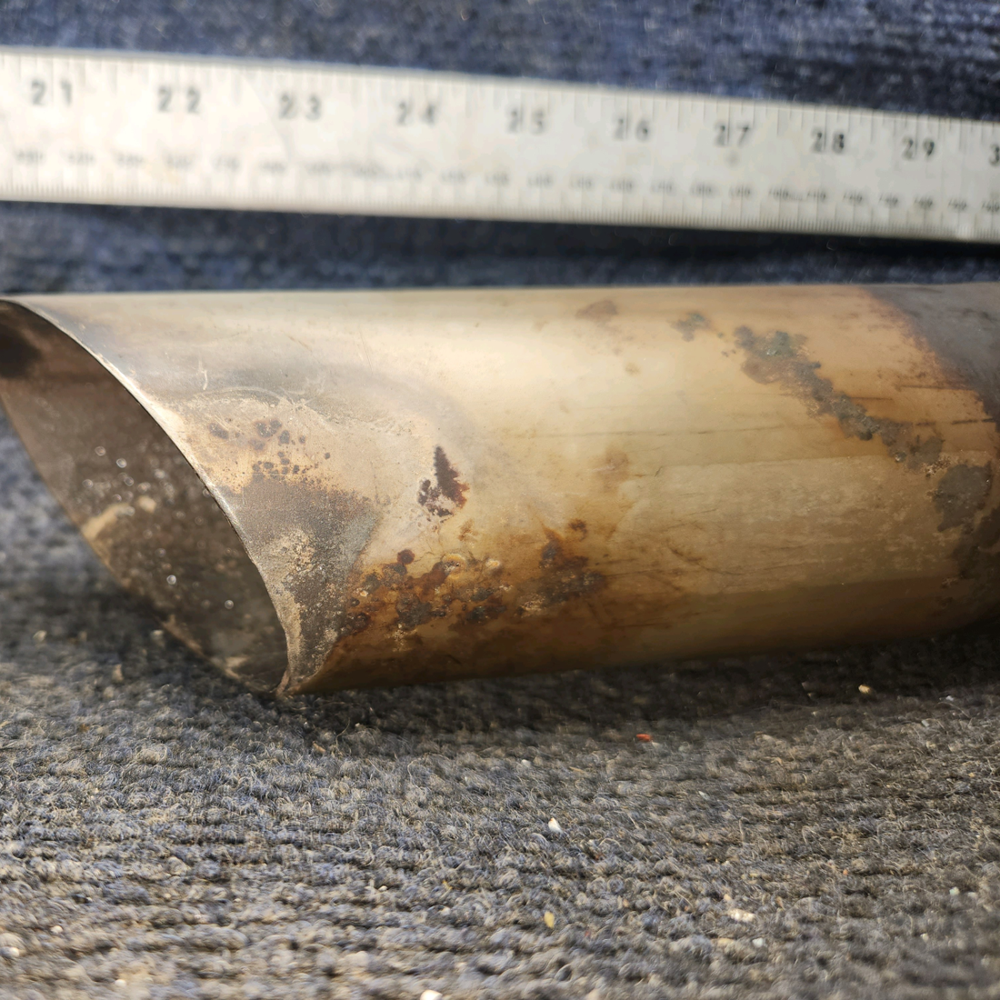 Used aircraft parts for sale, 0550176-54 Cessna 172E Tailpipe Assembly