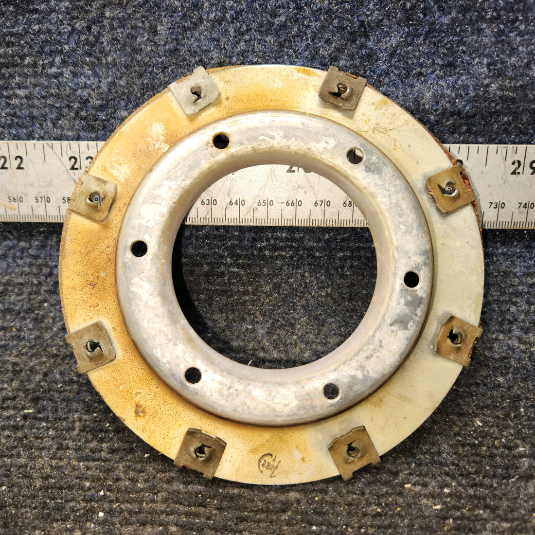 Used aircraft parts for sale, 0523529-1 Cessna 172E Fuel Tank Adapter Assembly
