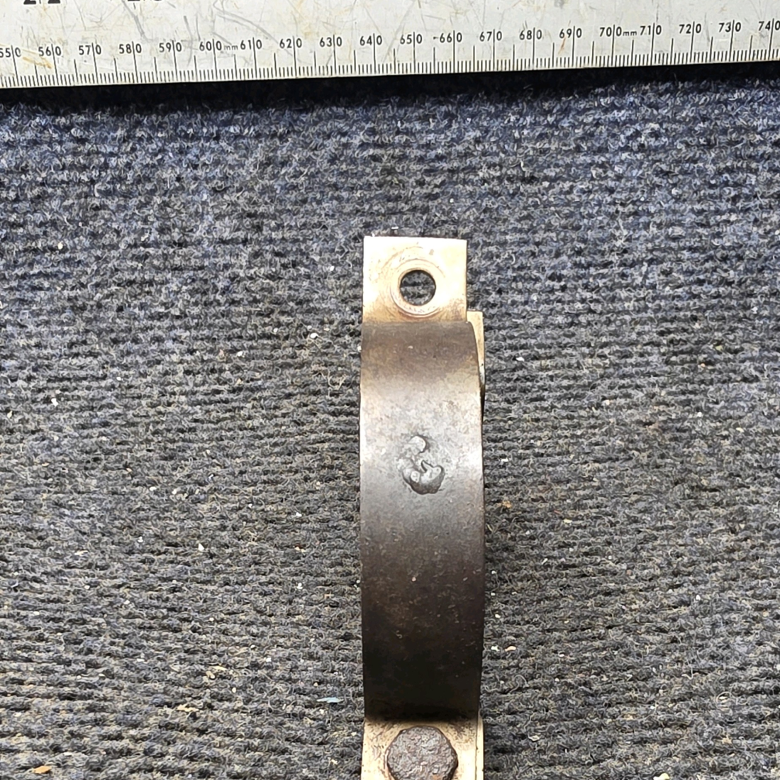 Used aircraft parts for sale, 0550176-31, 0550176-26 Cessna 172F Tailpipe Clamp Assembly