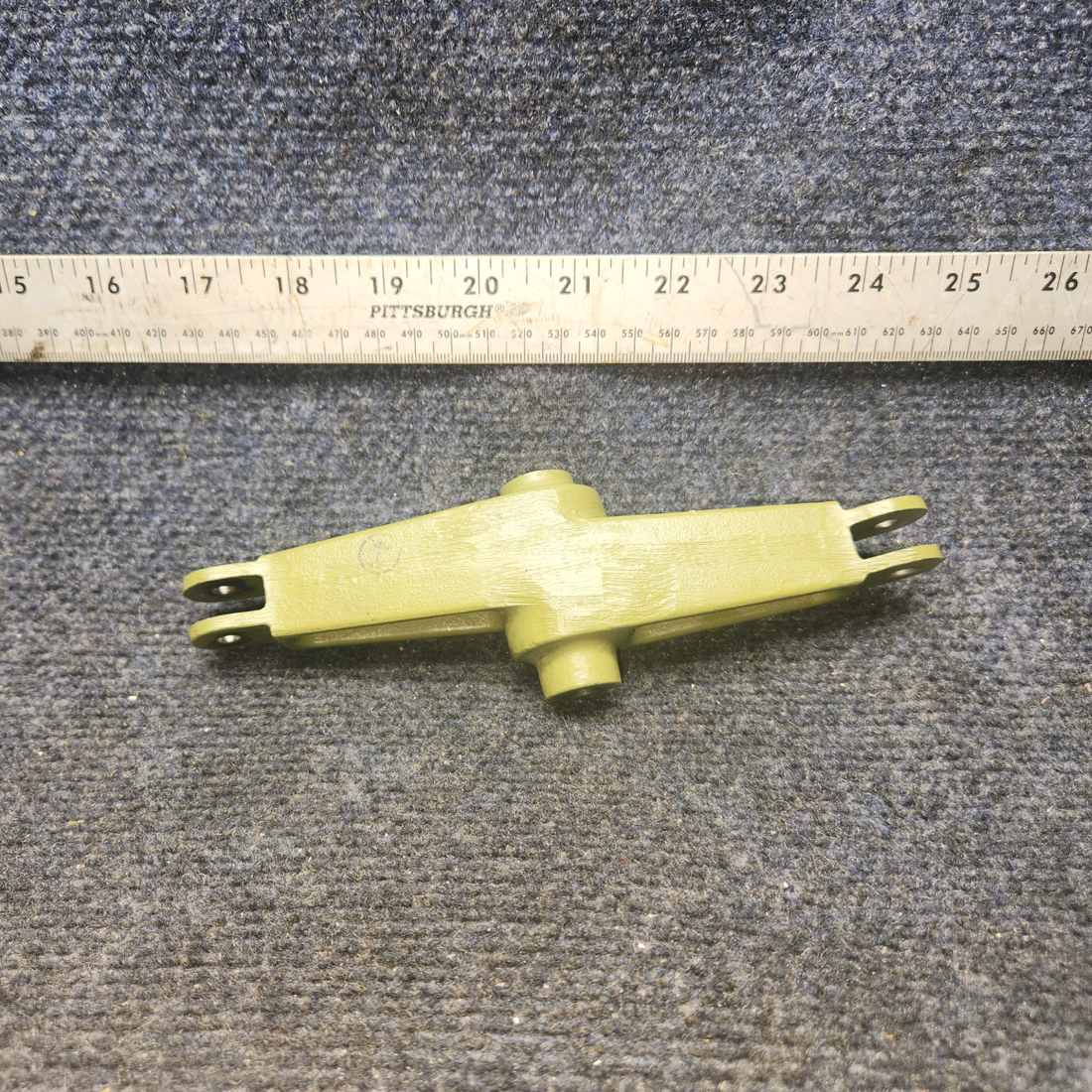 Used aircraft parts for sale, 169-524053-1 Beechcraft A24R Rudder Pedal Bellcrank Assembly