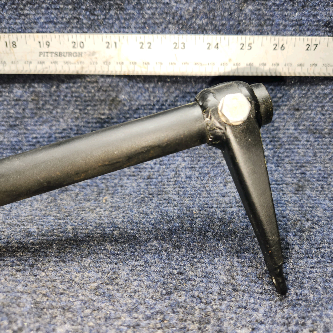 Used aircraft parts for sale, 22237-000 PIPER PA-24-250 Rudder Pedal and Toe Brake Torque Shaft Assembly