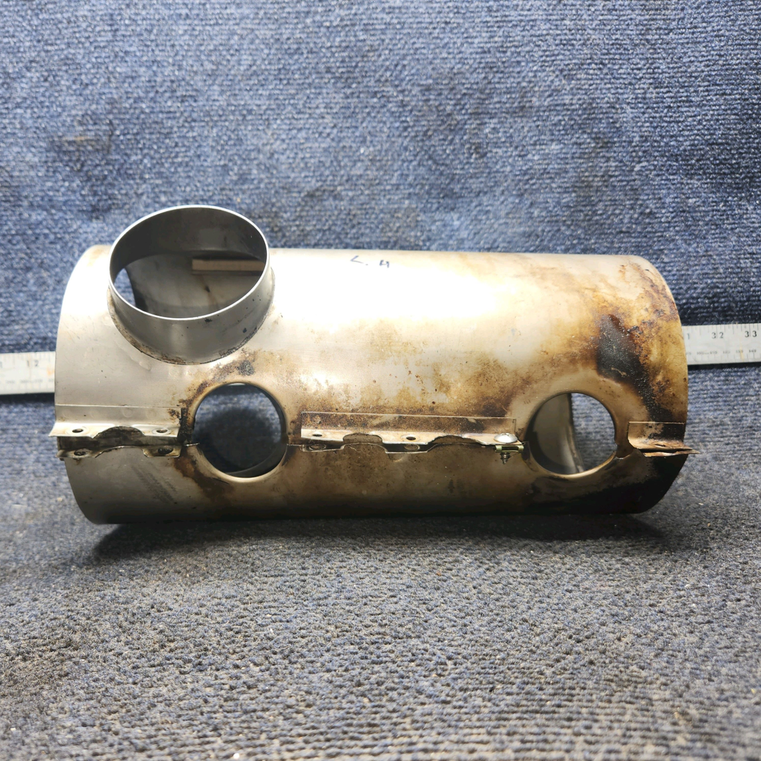 Used aircraft parts for sale, 0550176-37 Cessna 172E Shroud Assy Exhaust - LH