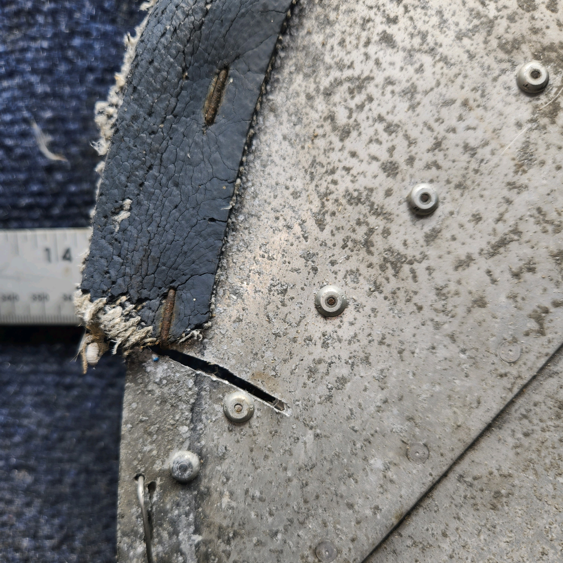 Used aircraft parts for sale, 63613-000 Piper PA28-140 Front Engine Baffle Assembly - LH