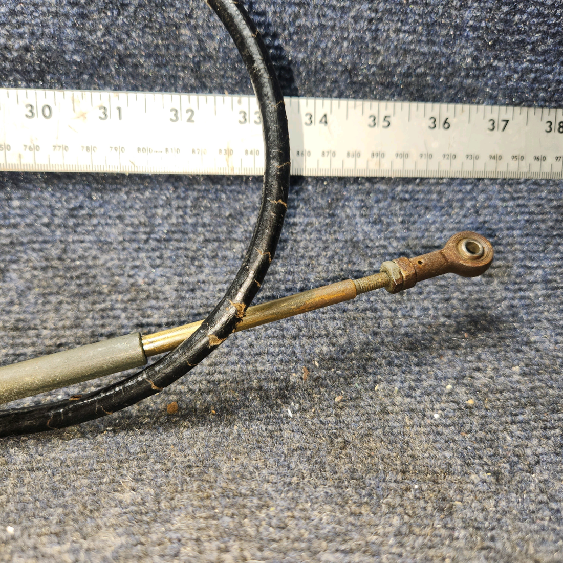 Used aircraft parts for sale, S1222-2 Cessna 172F Control Cable Assembly Throttle (Length: 45.5")