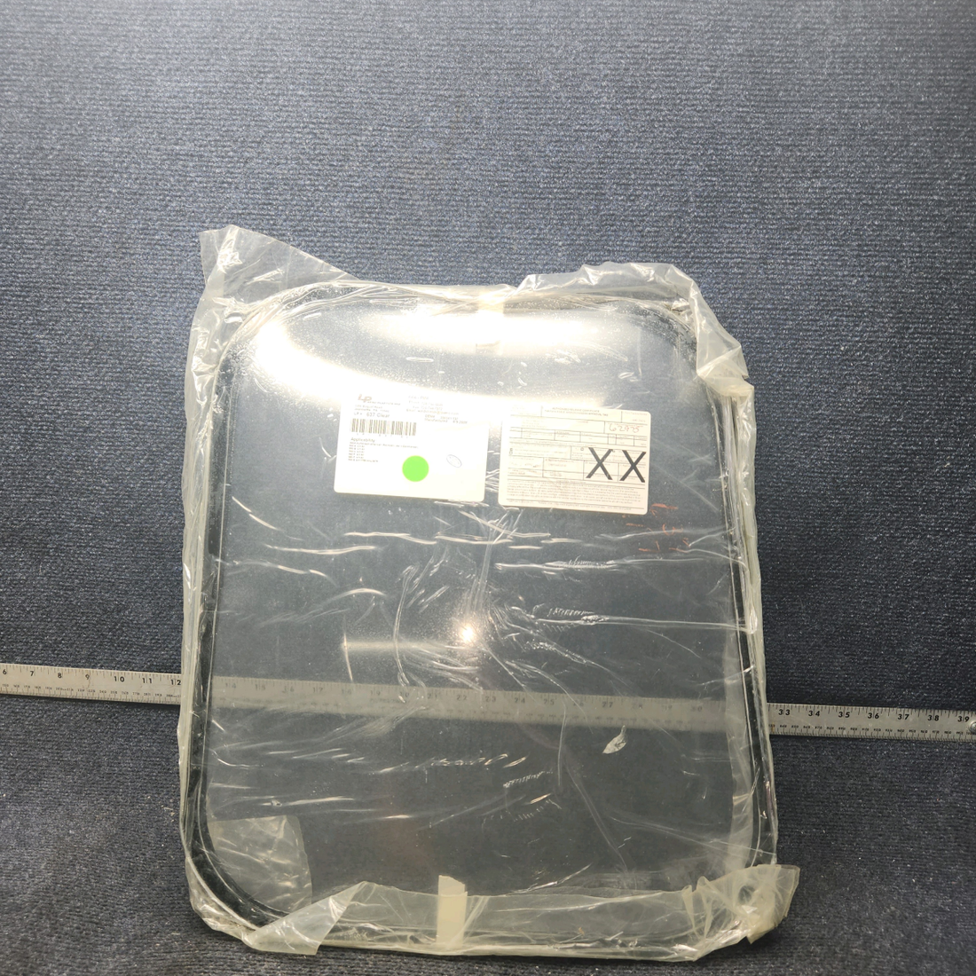 Used aircraft parts for sale, 330041-137 LP Aeroplastic LP#637CL Commander Conmander 500 A-B-U-F-S-680 Emergency Exit Window