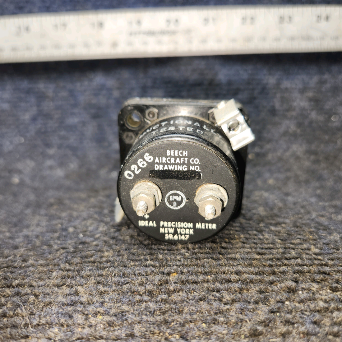 Used aircraft parts for sale, 50-384001-31 Beechcraft 95-B55 Anti Ice Gauge