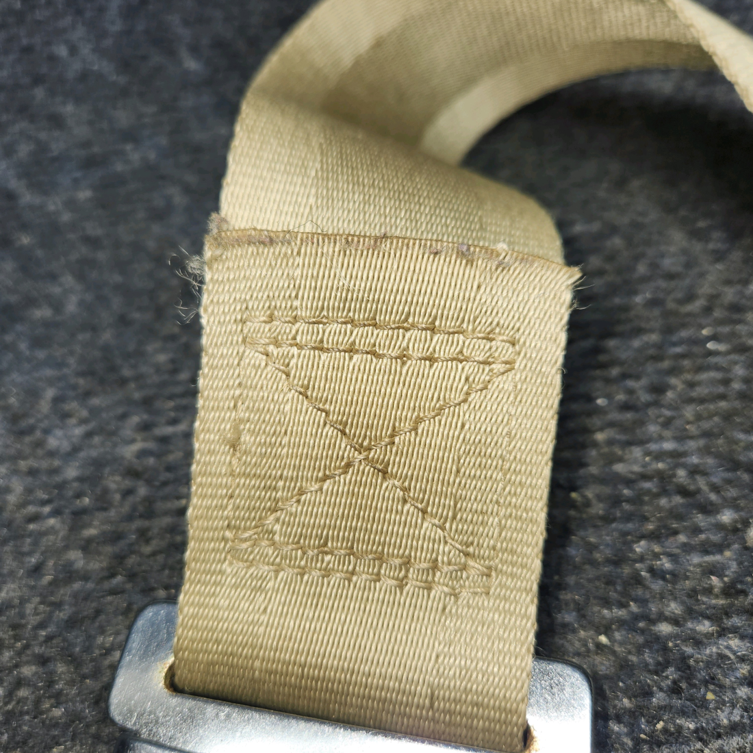 Used aircraft parts for sale, S-1746V13 CESSNA 172K SEAT BELT ASSEMBLY - BEIGE
