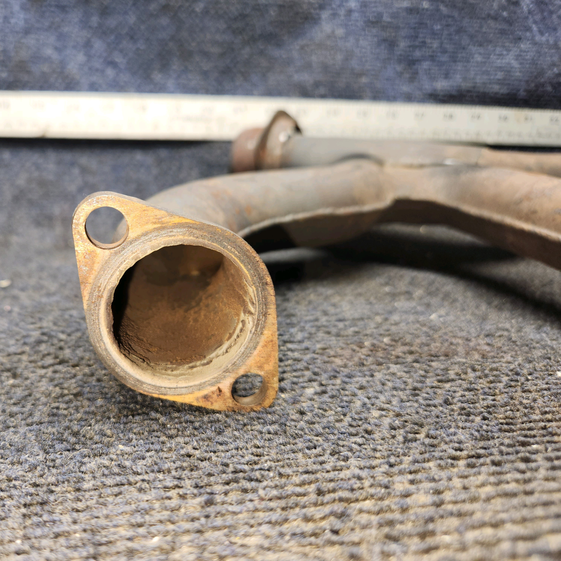 Used aircraft parts for sale, 35-950116 Beechcraft 35-33 Exhaust Stack with EGT Holes – RH
