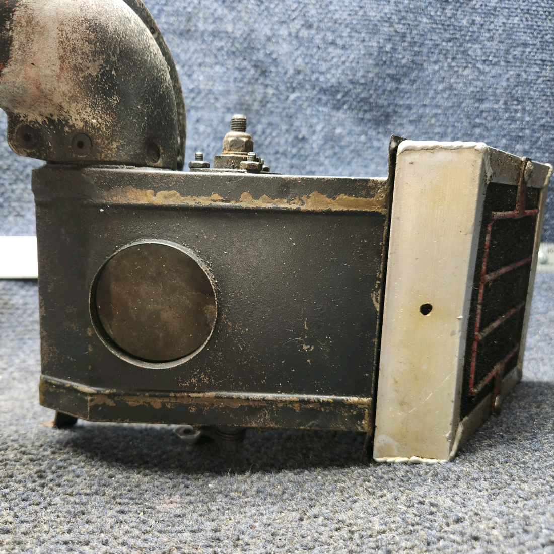 Used aircraft parts for sale, 628122 Continental O-200 Cessna C-150J Carburetor Air Intake Housing (Airbox)