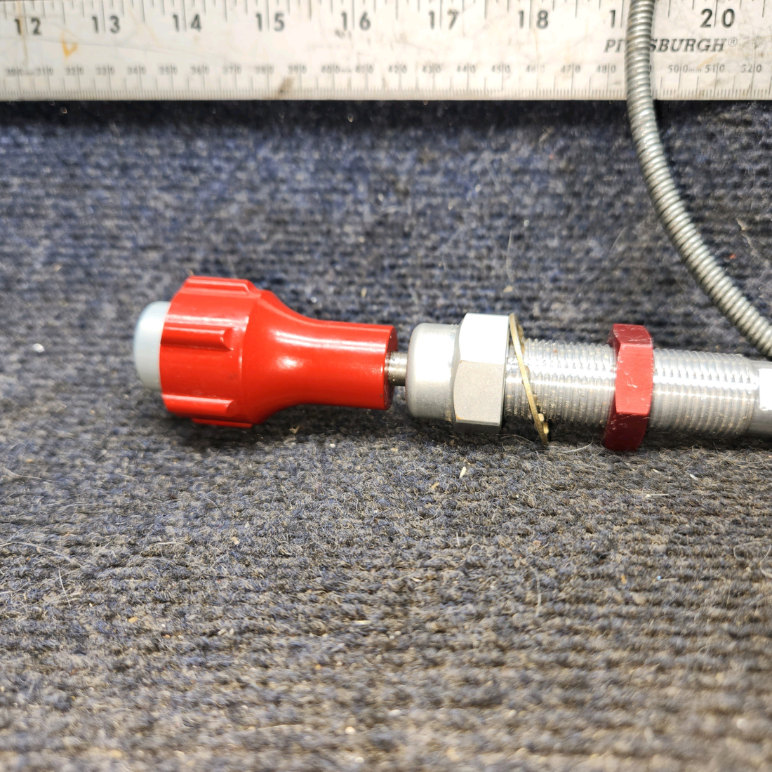 Used aircraft parts for sale, MC600-72 McFarlane cessna 172N Fine Adjust Mixture Control Cable – 36.25 in