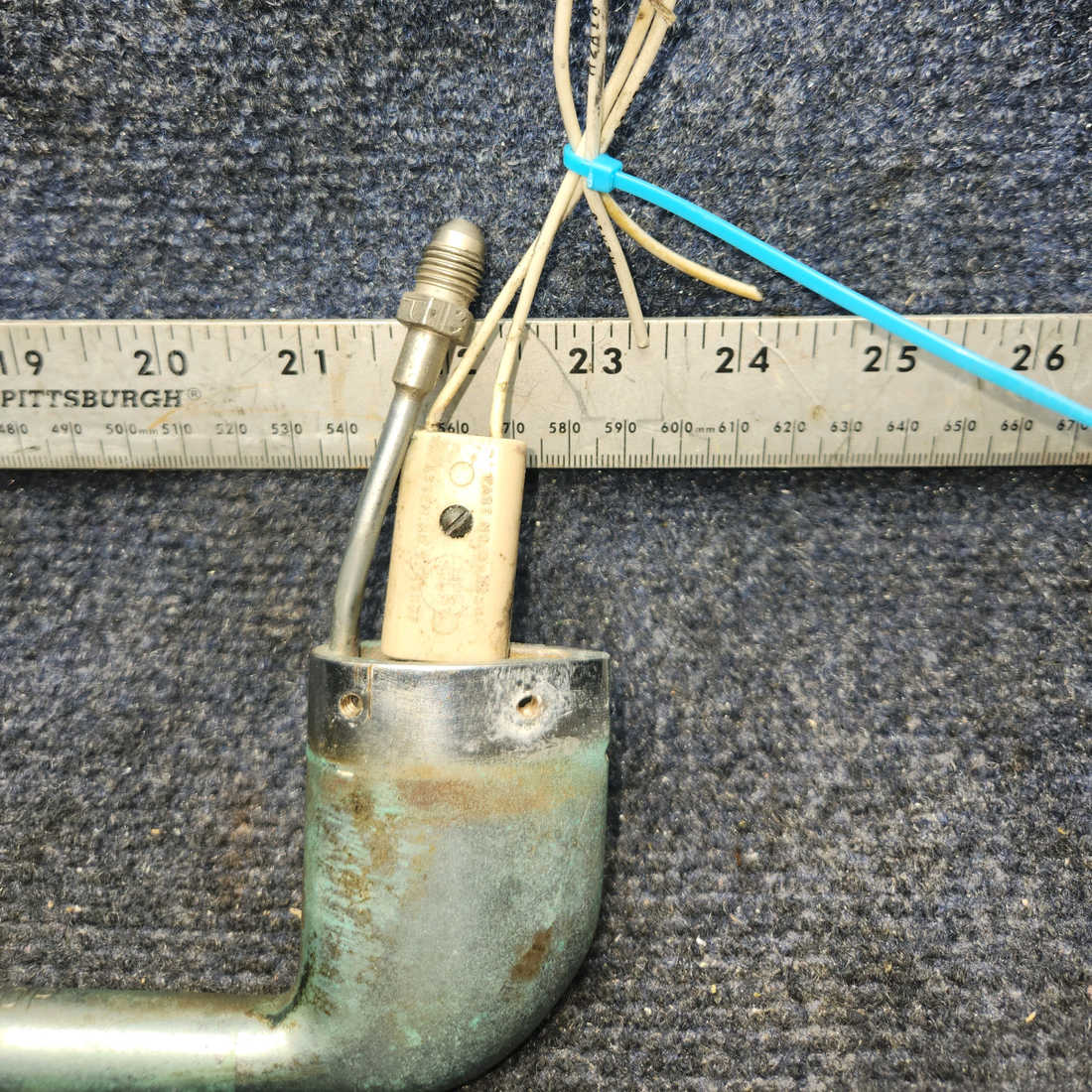 Used aircraft parts for sale, PH502-12 Aero Instruments Beechcraft A24R Electrical Heated Pitot (12V)