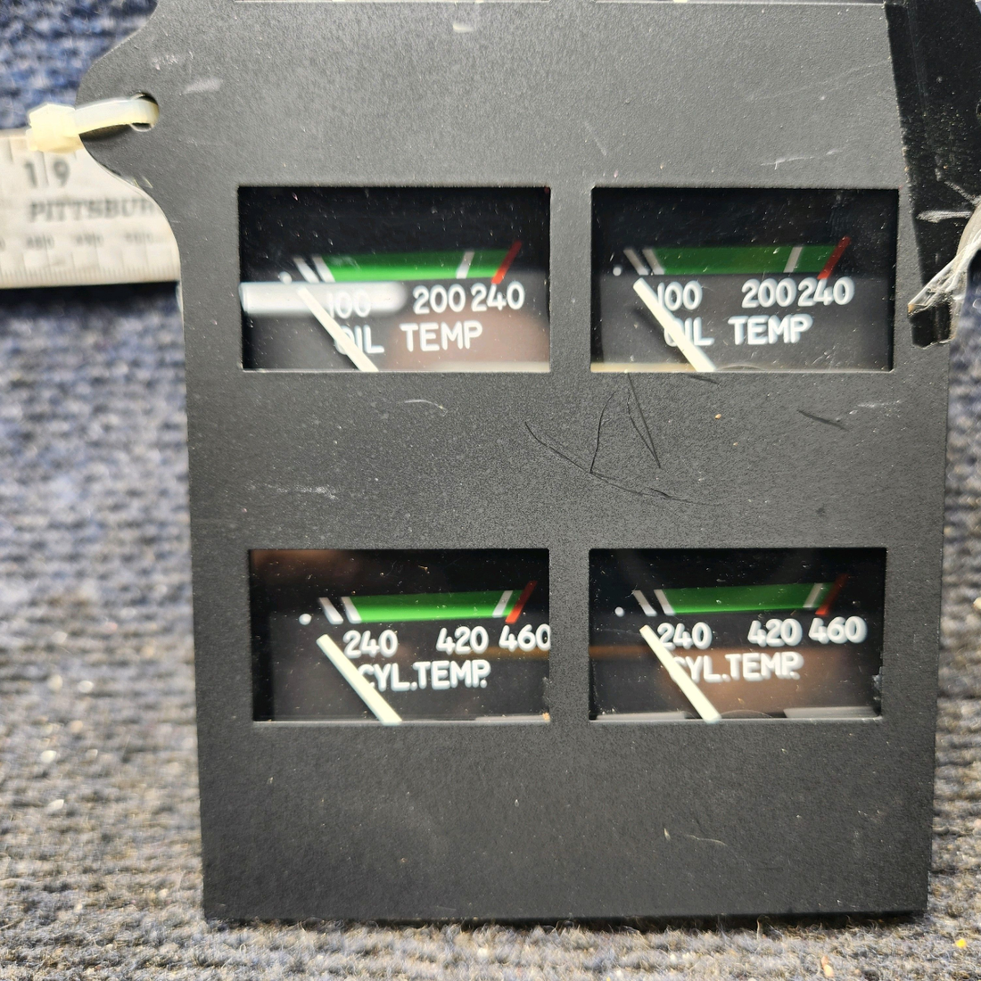 Used aircraft parts for sale, 39569-003 Rochester Gauges Piper PA34-220T Intrument Gauge Cluster (12V)