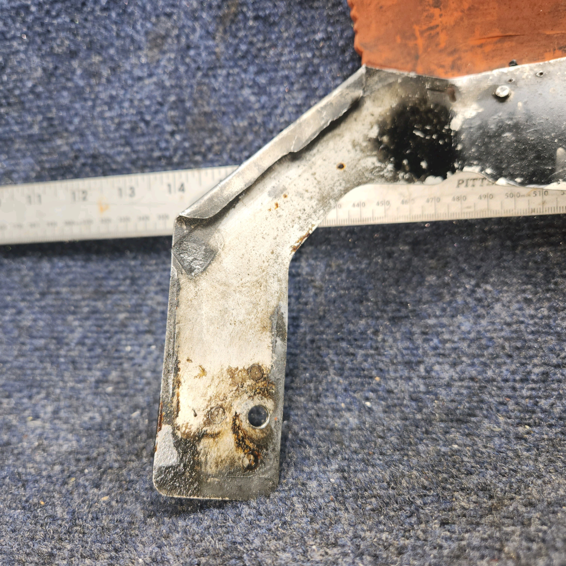 Used aircraft parts for sale, 63615-004 Lycoming O-320 Piper PA28-140 Engine Baffle RH Rear